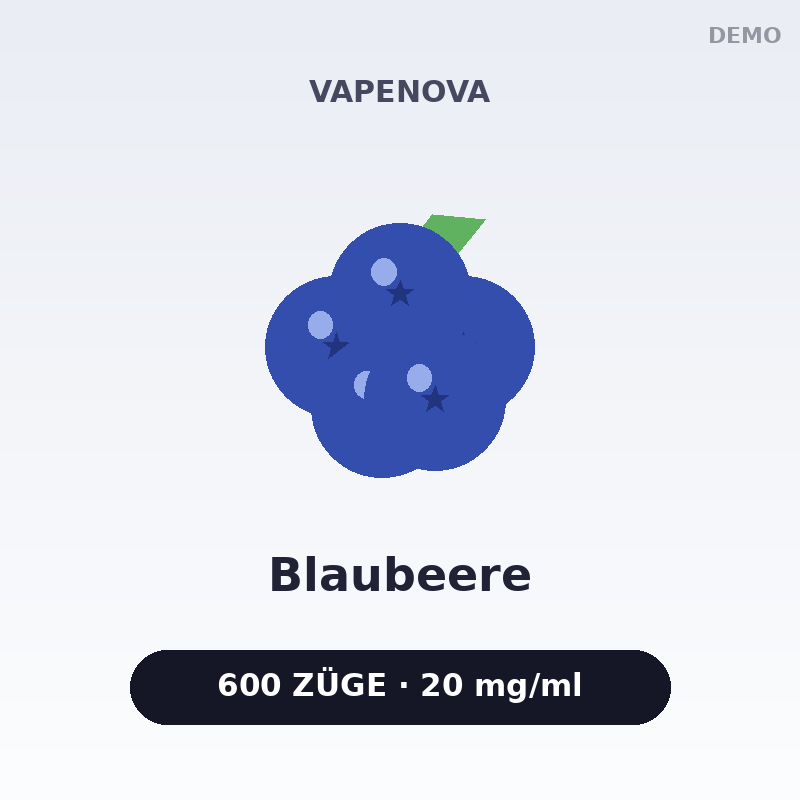 Elf Bar 600 – Blueberry – Blaubeere Vape