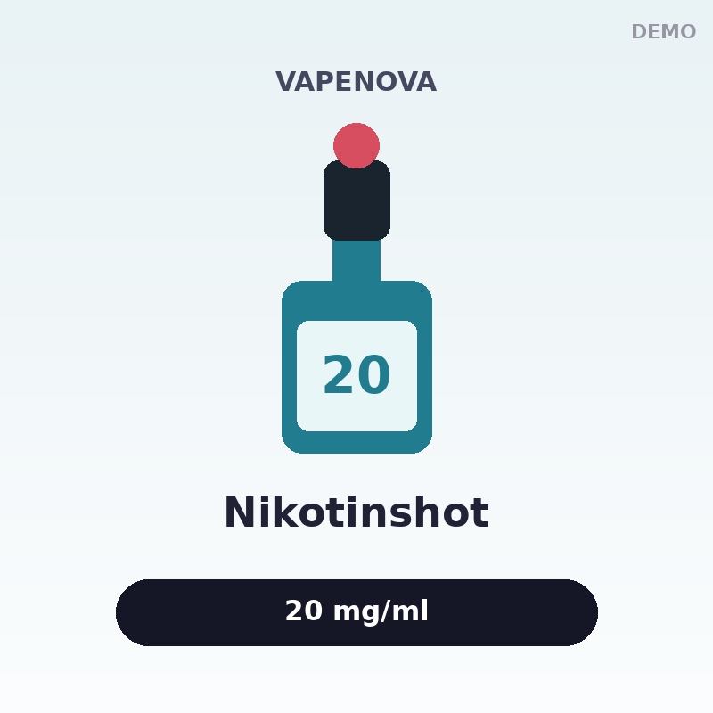 Nikotinshot 20 mg/ml – 10 ml – Nikotinshot Vape